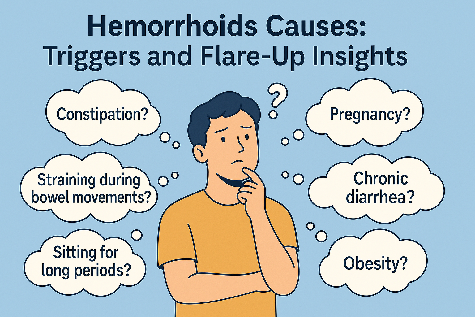 Hemorrhoid causes: Triggers and Flare-up Insights