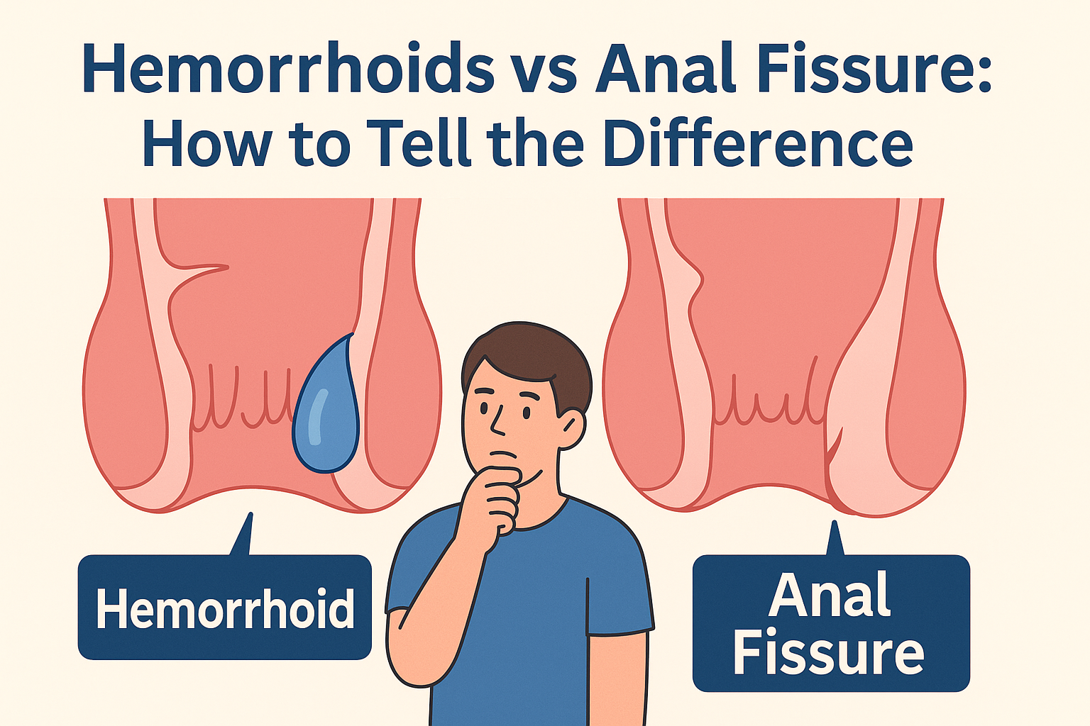 Hemorrhoids vs Anal Fissure: How to Tell the Difference